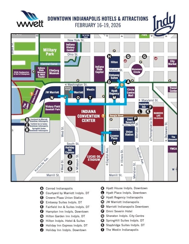 Hotel and Attractions Map