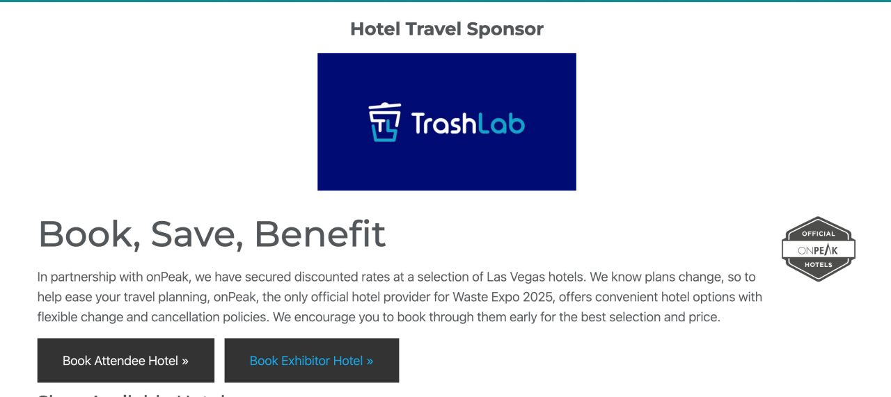 Online Travel Sponsor