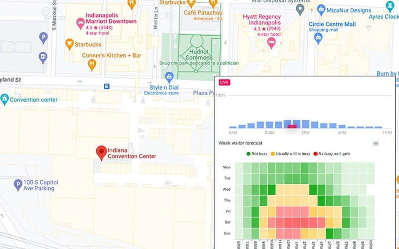 show site geofencing heat map